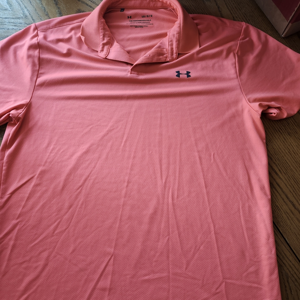 LG Men's Coral Polo Shirt